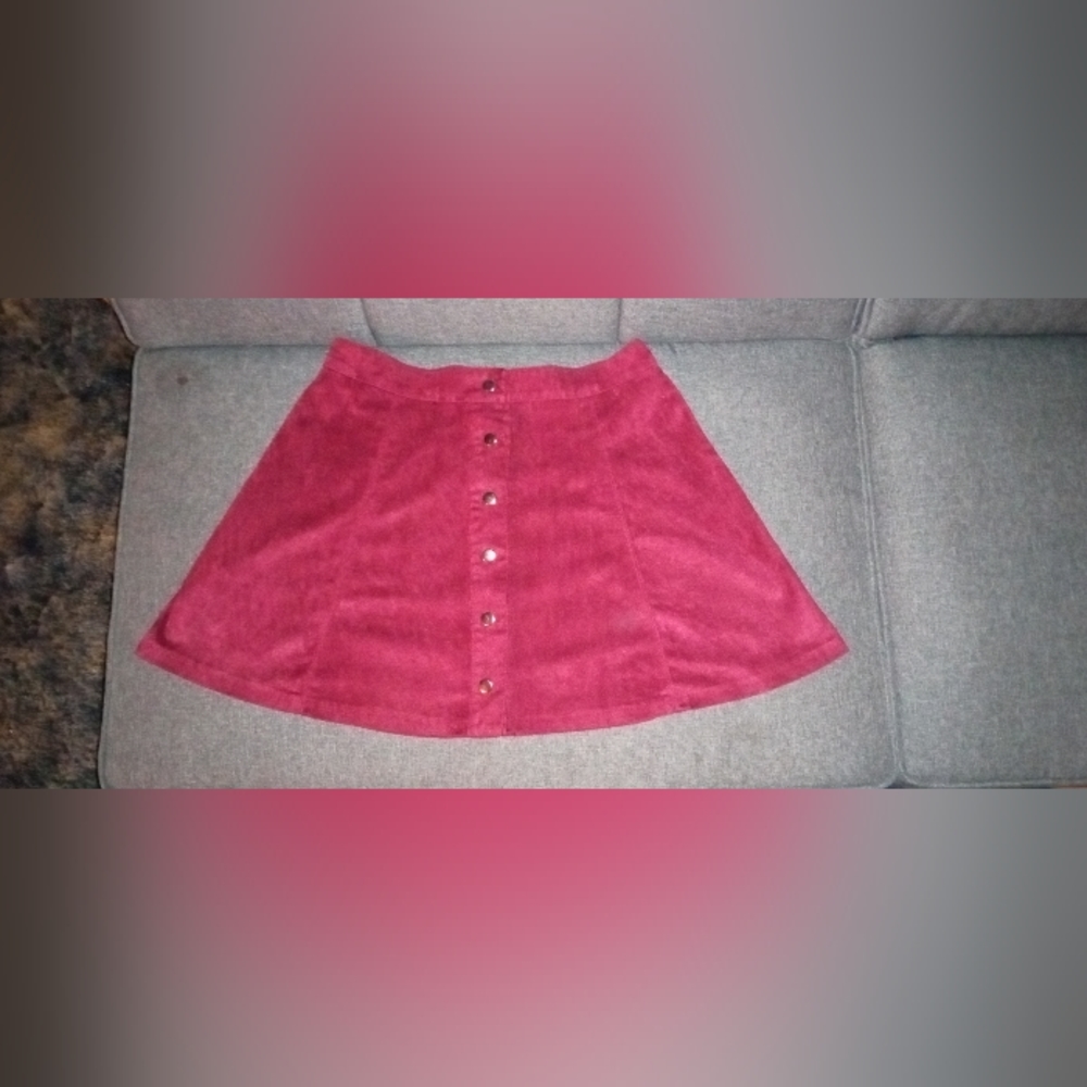 She + sky mini skirt